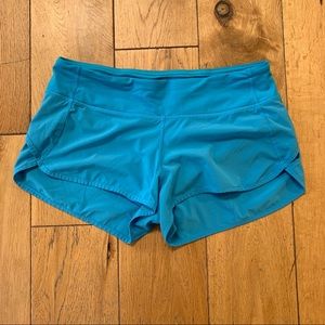 Lululemon speed shorts